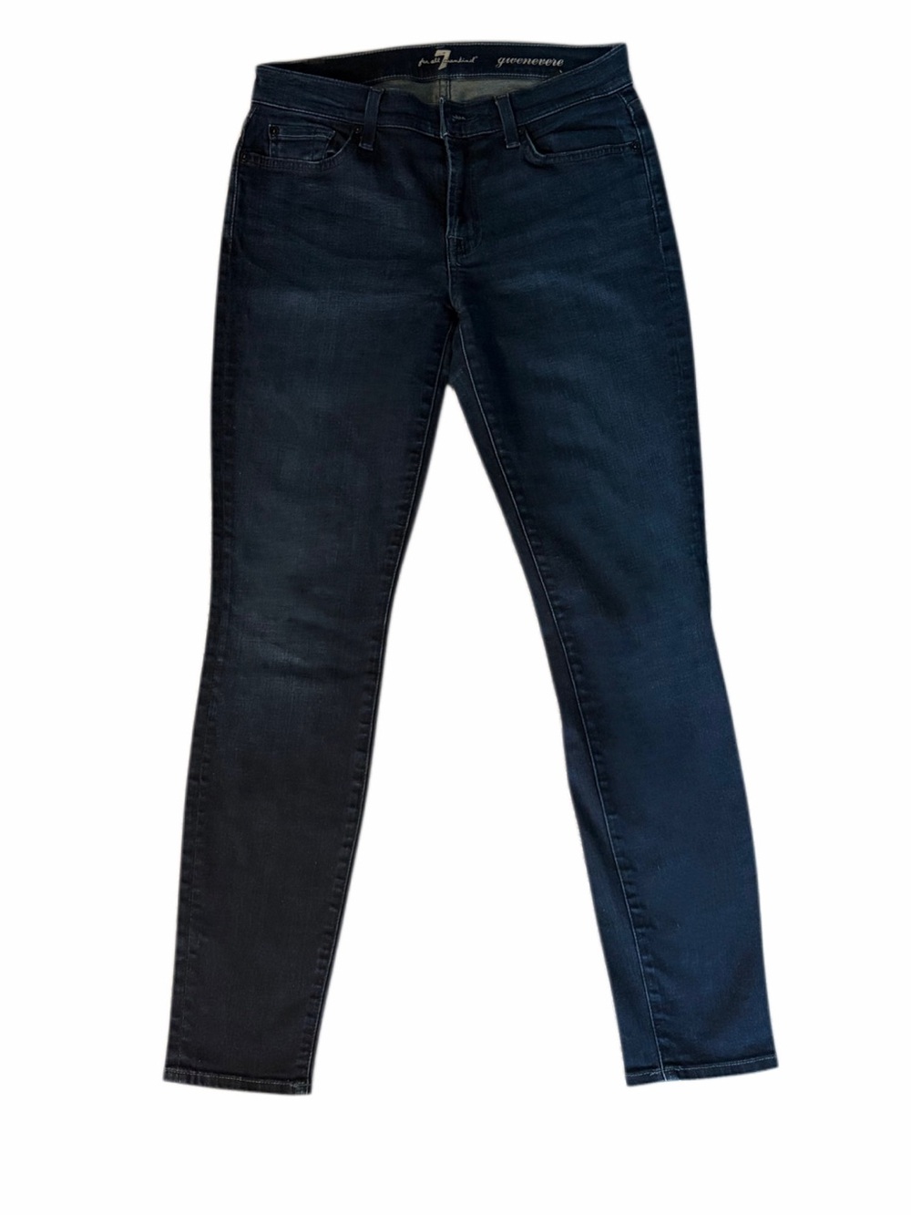 7 For All Mankind Dark Indigo Skinny Jeans